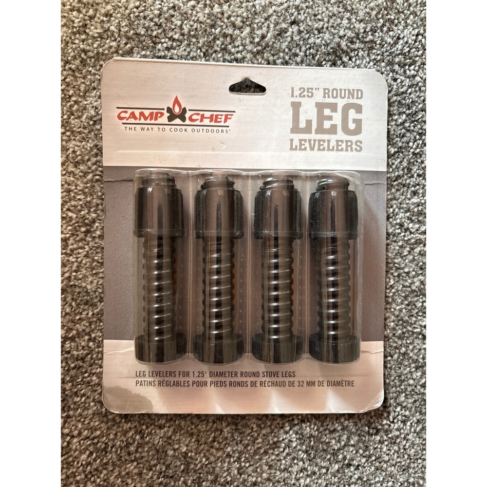 Camp‎ Chef 1.25" Round Leg Levelers Adjustable Stove Grill Outdoors Camping